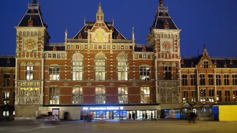 Amsterdam central train station
