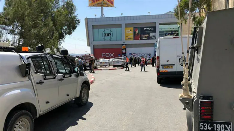 Scene of Gush Etzion attack