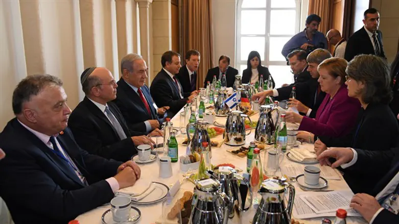 Встреча Нетаньяху и Меркель