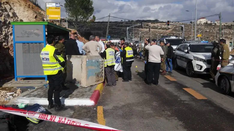 Givat Asaf attack scene