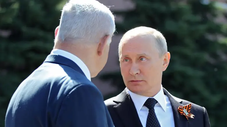 Russian President Vladimir Putin and Prime Minister of Israel Bnyamin Netanyahu