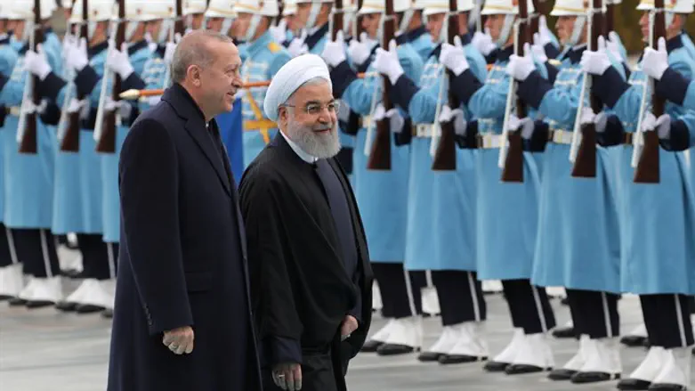 Rouhani and Erdogan in Ankara