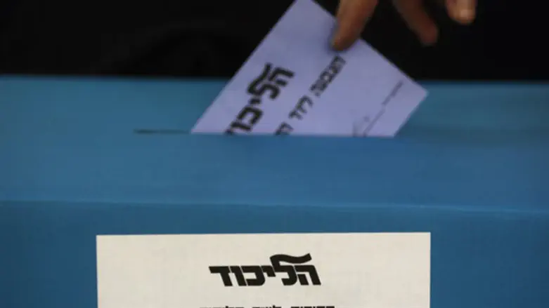 Primary vote in Likud party