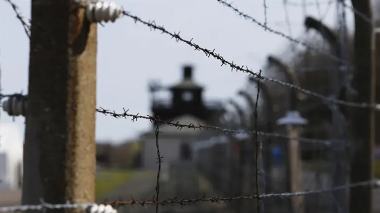 Fence at edge of Buchenwald camp