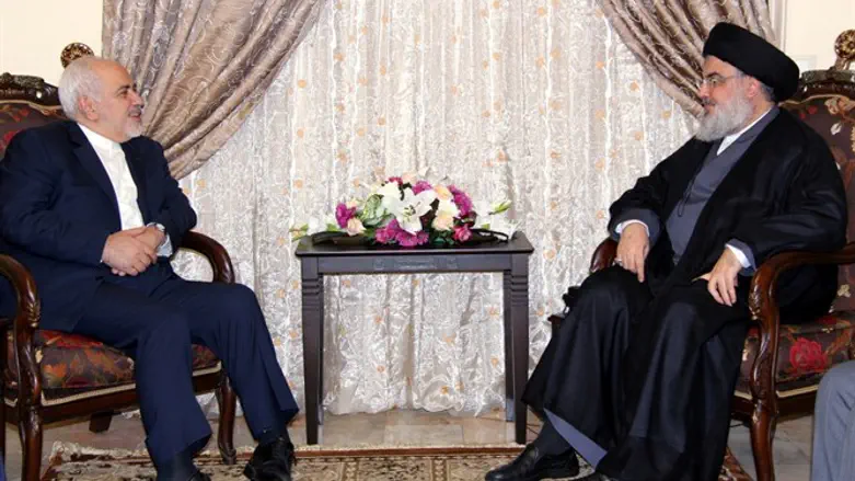 Mohammad Javad Zarif and Hassan Nasrallah