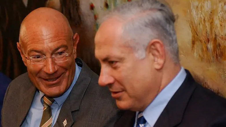 Netanyahu and Arnon Milchan