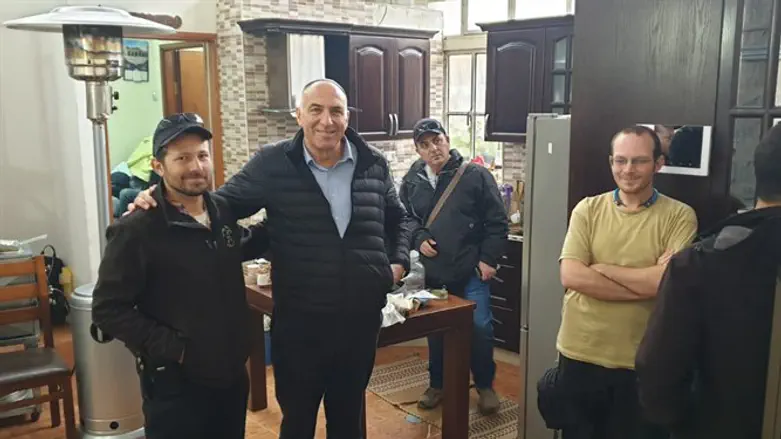 MK Yogev at "Beit Ari" in the Old City