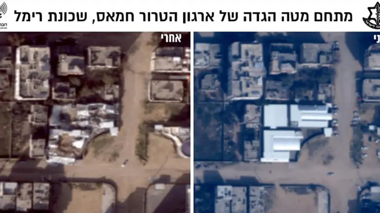 Объекты ХАМАС: до - и после авиаударов