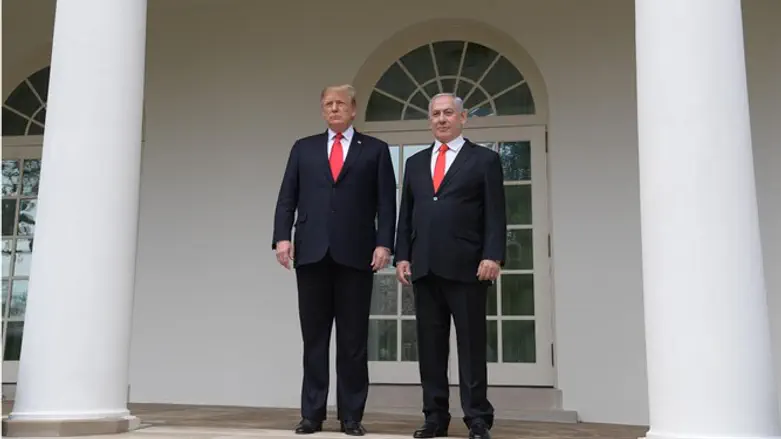 Netanyahu and Trump at White House