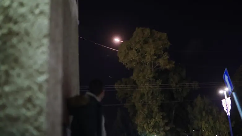 Запуск ракеты из сектора Газы. Иллюстрация