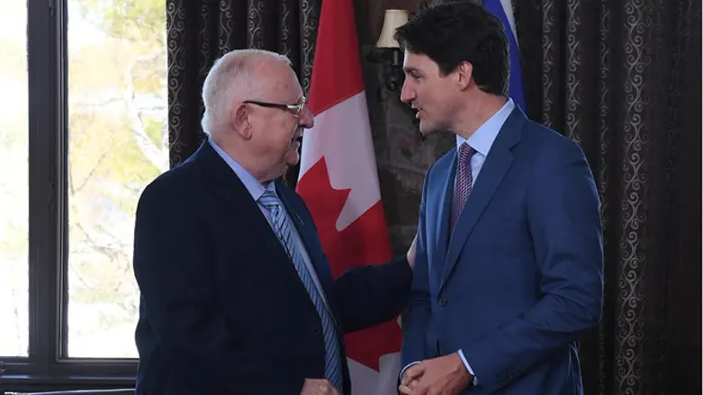 Rivlin meets Trudeau