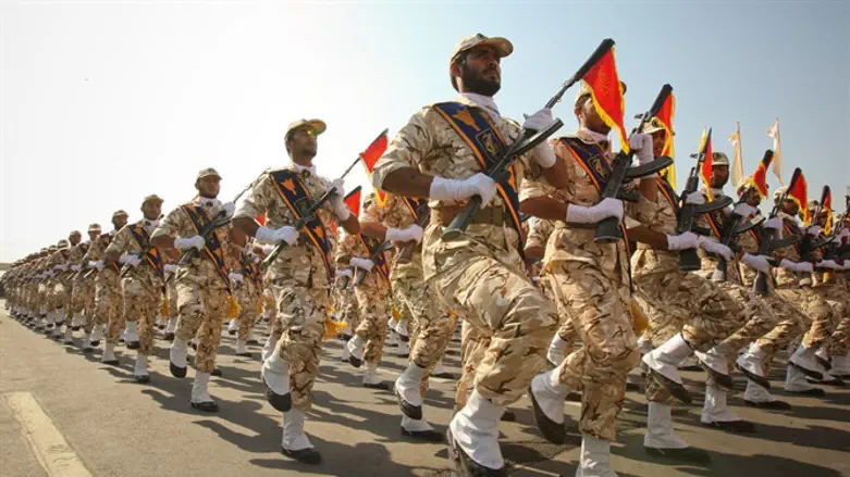 Members of the Iranian Revolutionary Guard