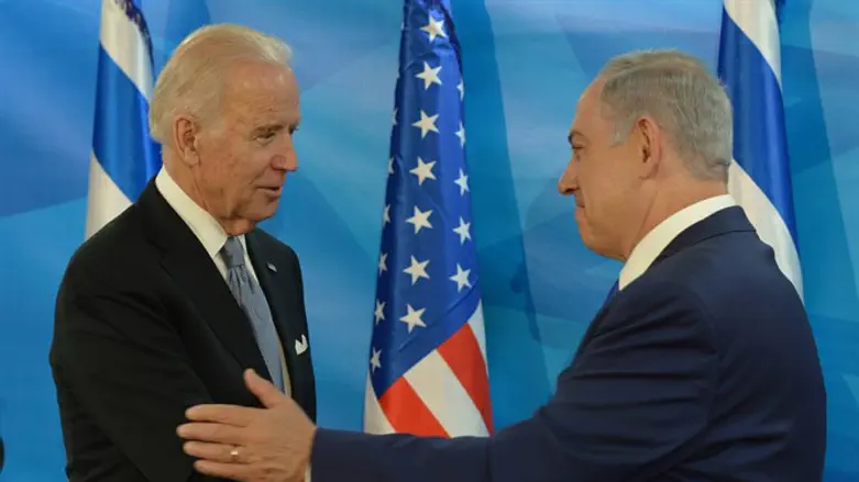 Биньямин Нетаньяху и Джо Байден