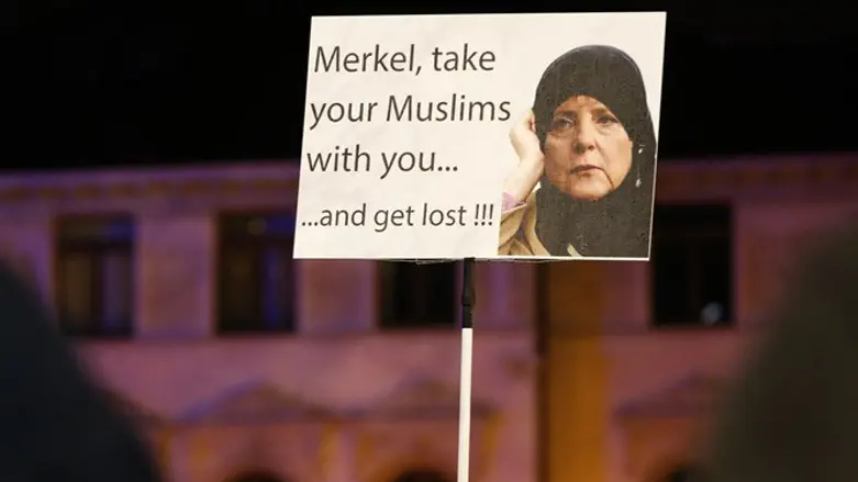 Демонстрация в Лейпциге, 2016 год