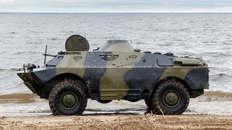 BRDM2 armored vehicle, in PA hands since 1996
