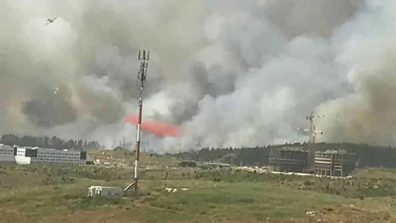 Fire in Ben Shemen Forest