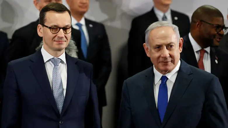 Mateusz Morawiecki and Binyamin Netanyahu