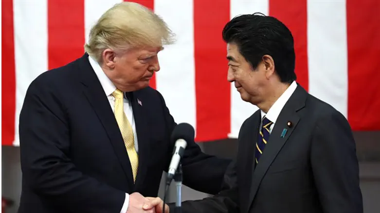 Donald Trump and Shinzo Abe