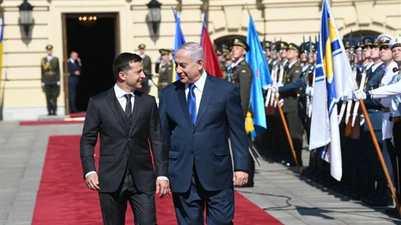 נשיא אוקראינה וראש הממשלה נתניהו