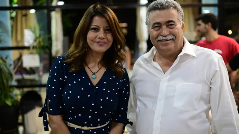 Amir Peretz with Orly Levy-Abekasis