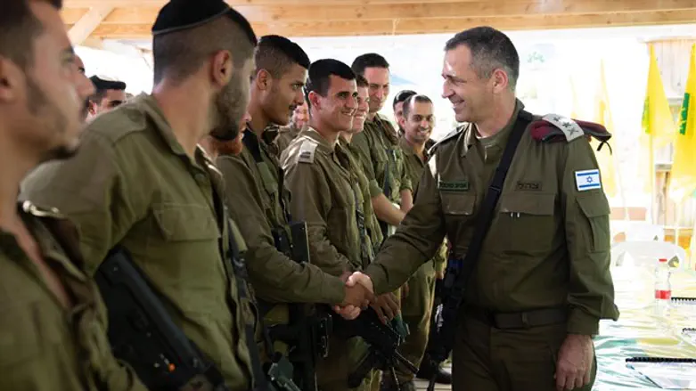 IDF Chief of Staff visits Gaza Division