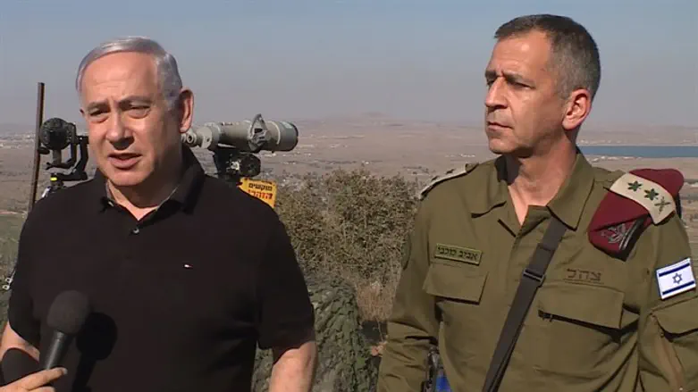PM and IDF Chief of Staff in the North