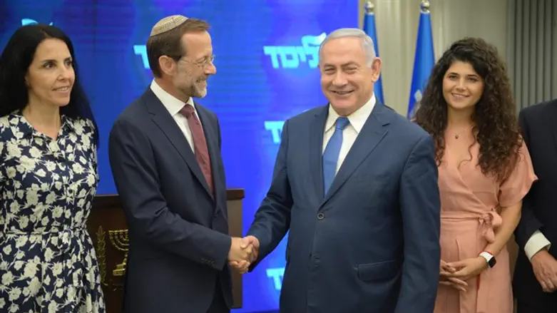Feiglin with Netanyahu