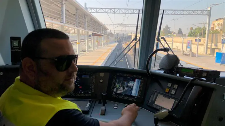 Driver of the electric train
