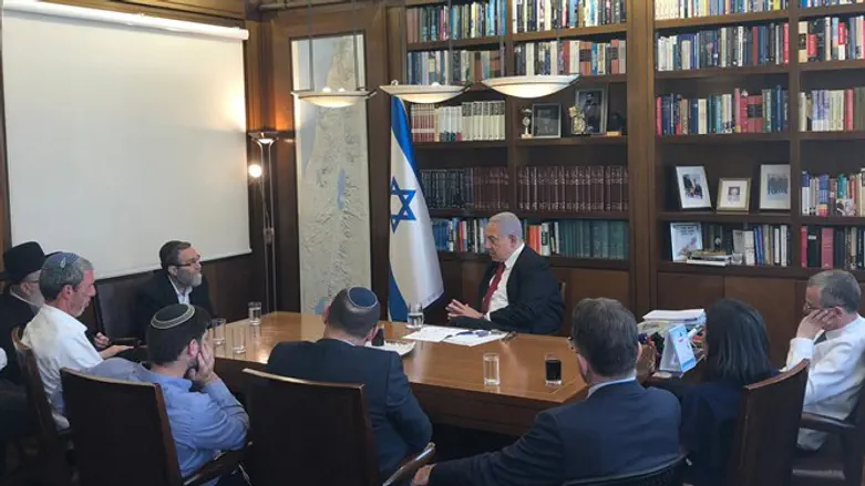 Встреча Нетаньяху с лидерами правых фракций