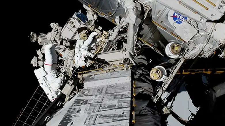 U.S. astronauts Jessica Meir and Christina Koch
