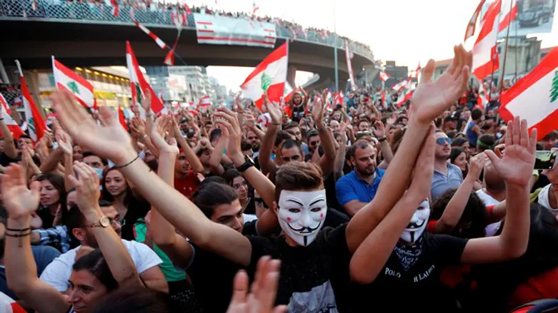 ההפגנות נגד הממשלה בלבנון