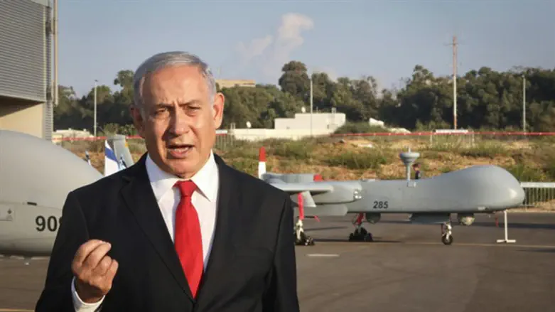Binyamin Netanyahu at Palmachim Air Base October 27th 2019
