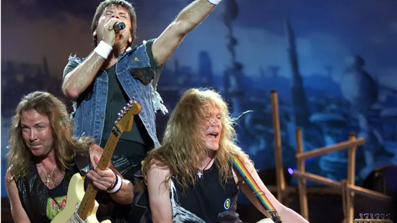 Iron Maiden playing in Rio