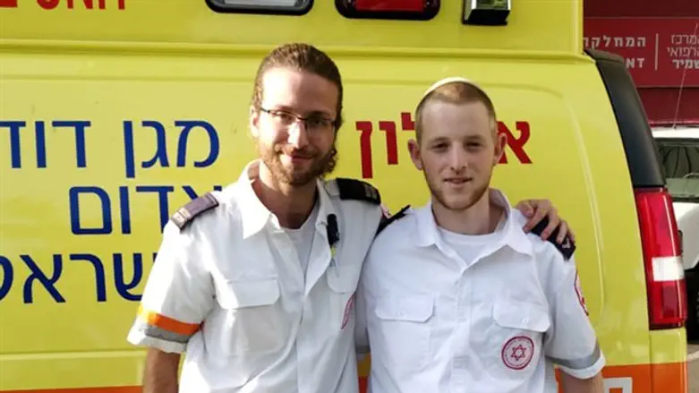 Dvir on the right with Yuval