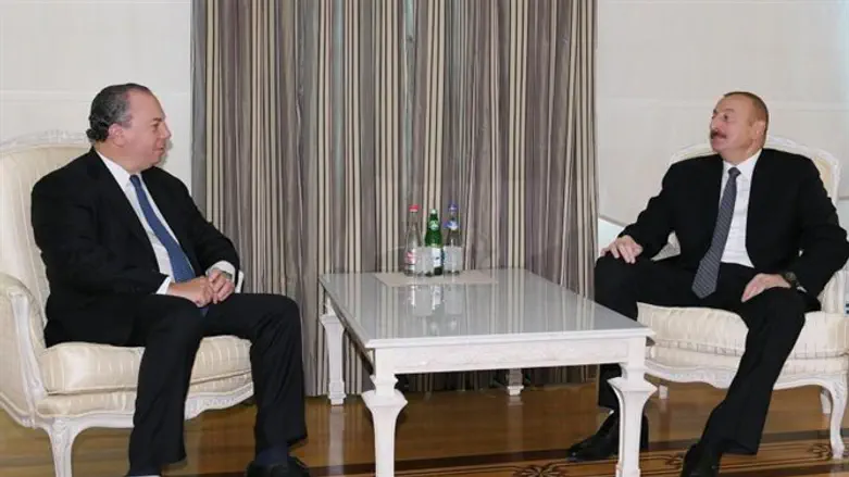 Rabbi Schneier with the President of Azerbaijan