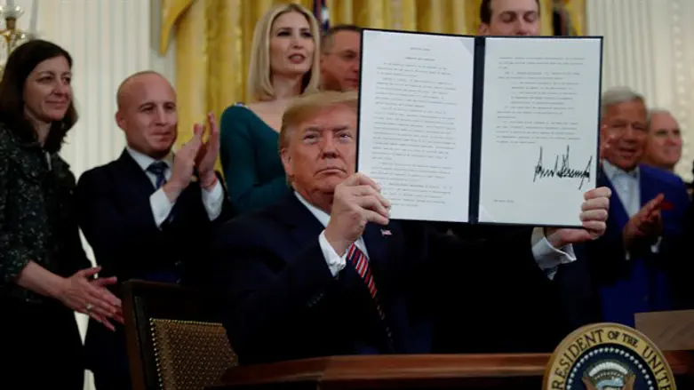 President Trump signs the executive order