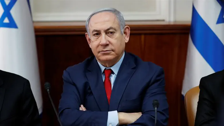 Binyamin Netanyahu at cabinet meeting January 5th, 2020