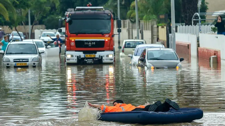 Flooding in northern Israel (archive)