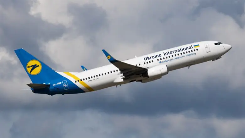 מטוס של אוקראינה אינטרנשיונאל איירליינס