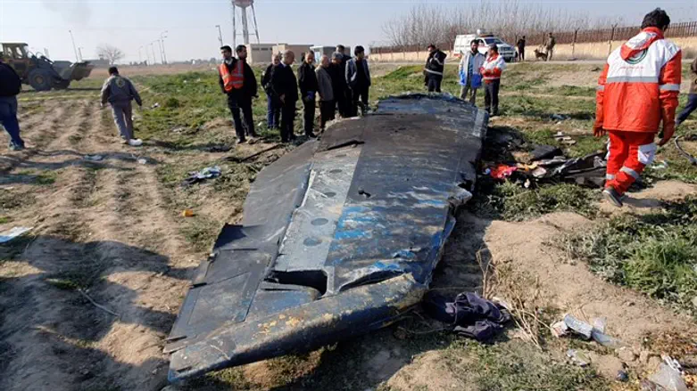Debris of the Ukraine International Airlines, flight PS752