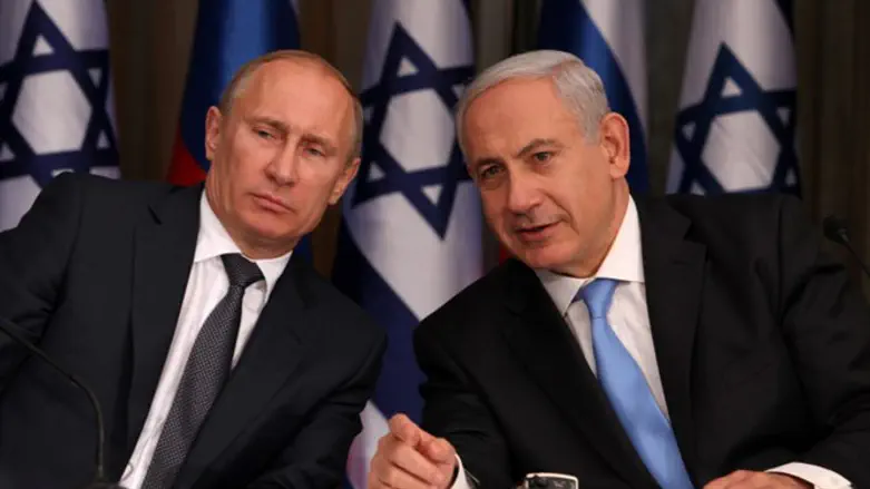 Путин и Нетаньяху (архив)