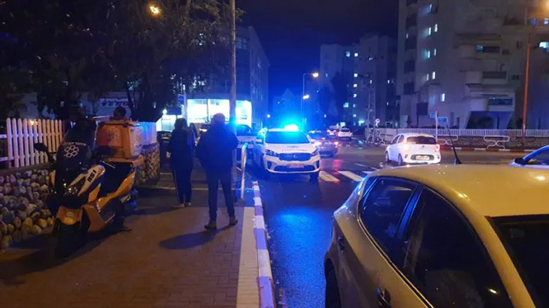 scene of the accident in Ashdod