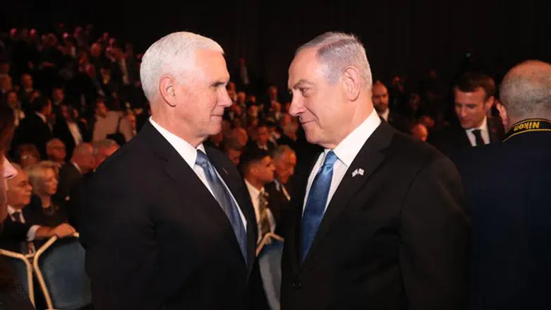 Майк Пенс и Биньямин Нетаньяху