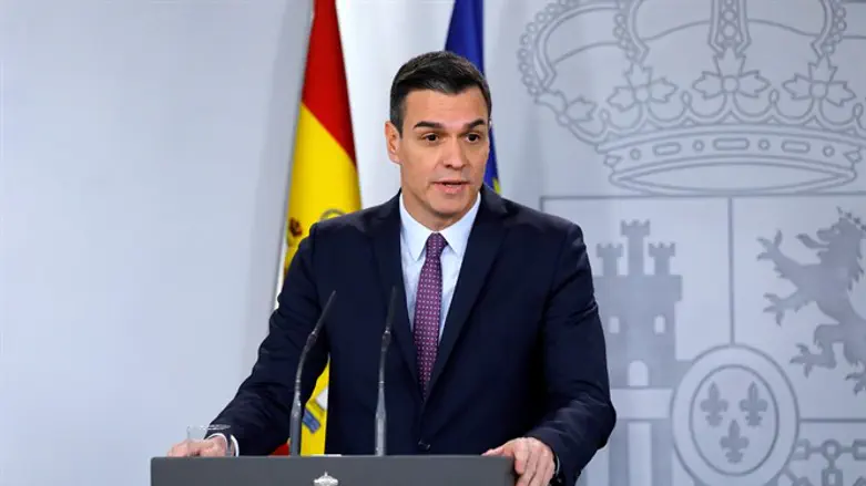 Spain's Prime Minister Pedro Sanchez