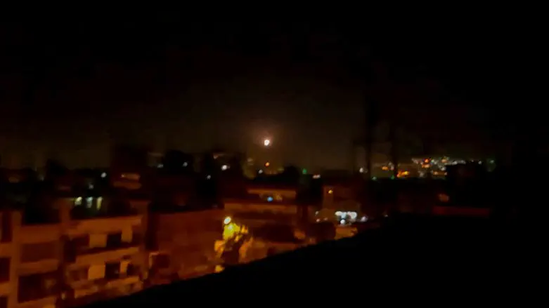 Ракетный удар по Дамаску. Иллюстрация