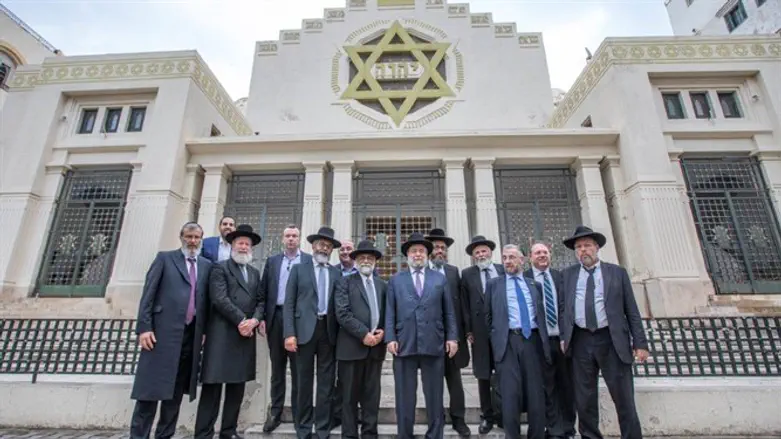 Delegation of Conference of European Rabbis in Djerba