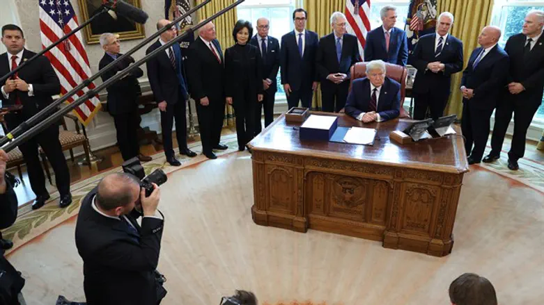 President Trump signs CARES Act into law