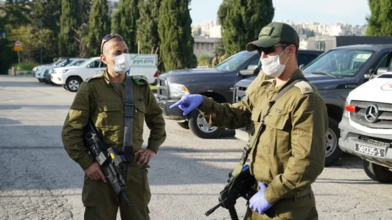 IDF soldiers during coronavirus crisis