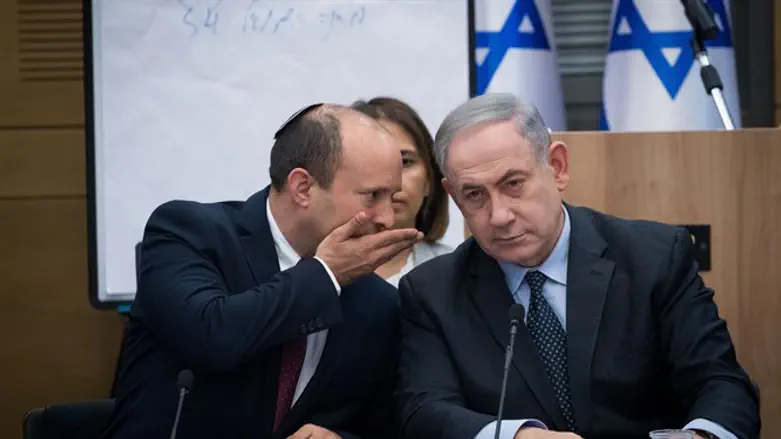 Naftali Bennett and PM Netanyahu