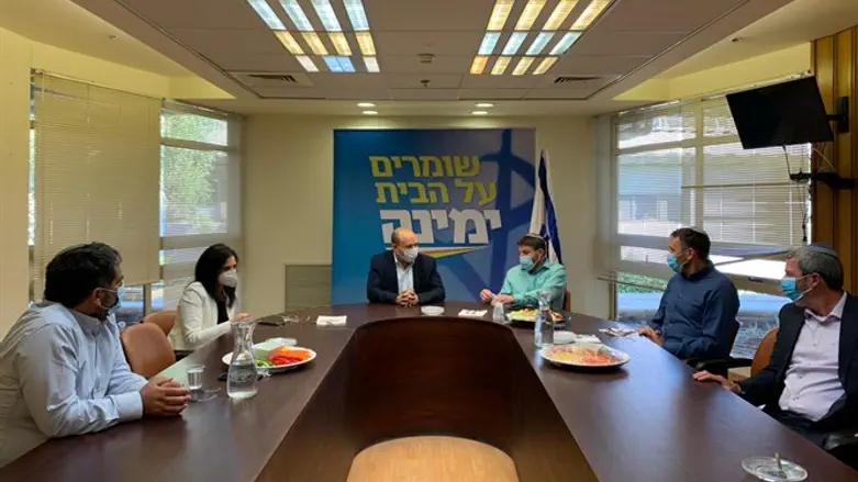 Yamina Knesset faction meets